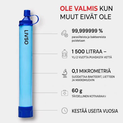HYDRO-X1 Hätävedensuodatin (1 500 litraa)